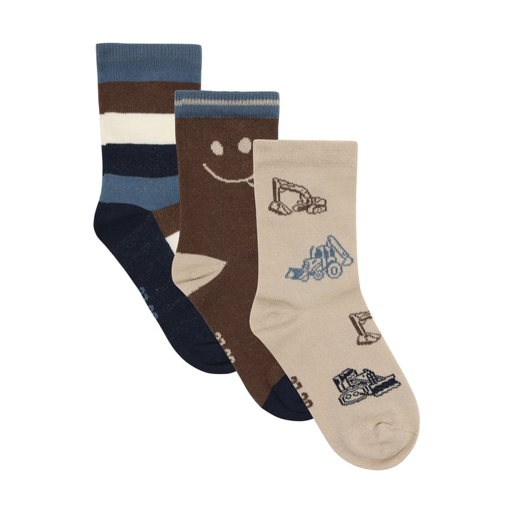 Sokkar 3 pack, Feather Gray