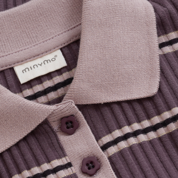 T-shirt Polo, Plum Truffle