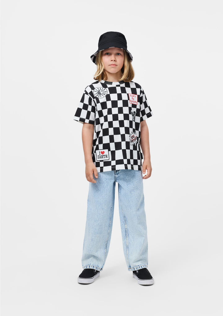 T-shirt, Angled Checks