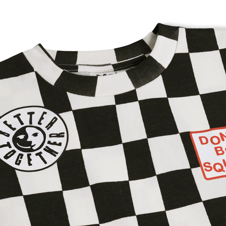 T-shirt, Angled Checks