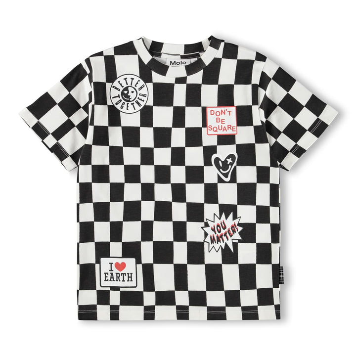 T-shirt, Angled Checks