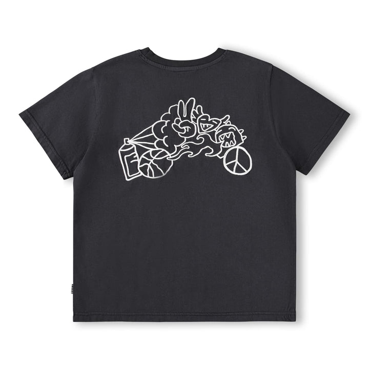 Doodle on Black T-shirt