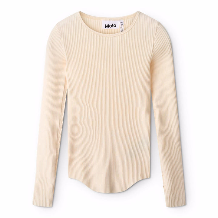 Rib blusa, Pearled Ivory