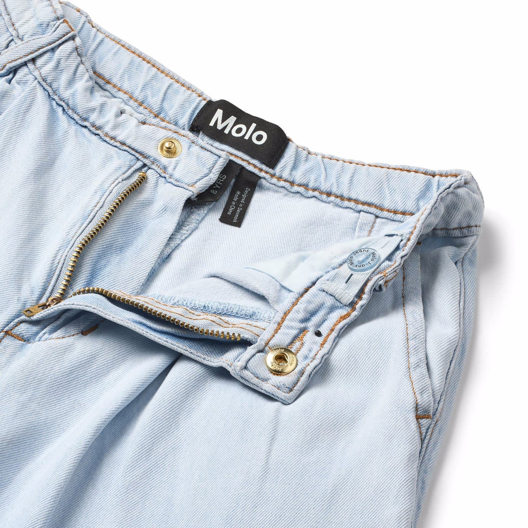 Bleached Drapy Jeans