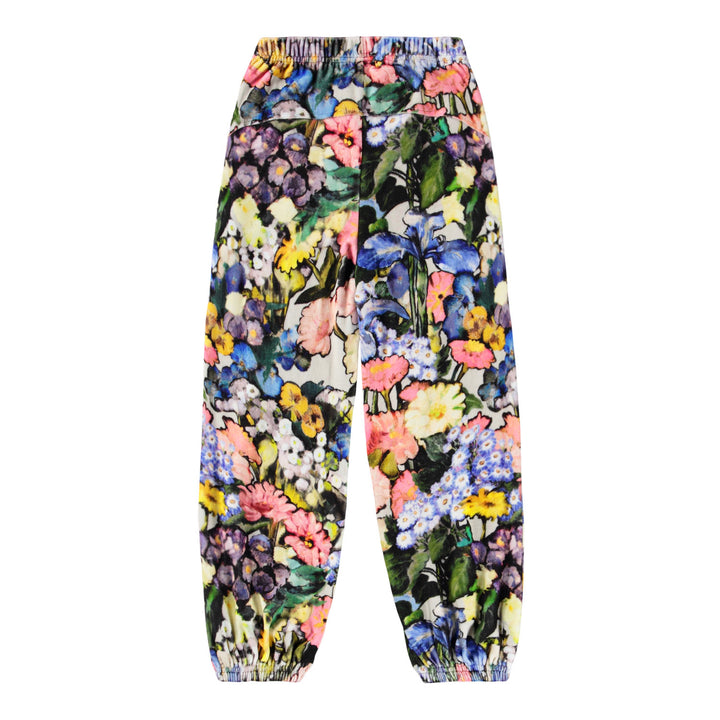 Jogging Buksur Loose, Floral Impression