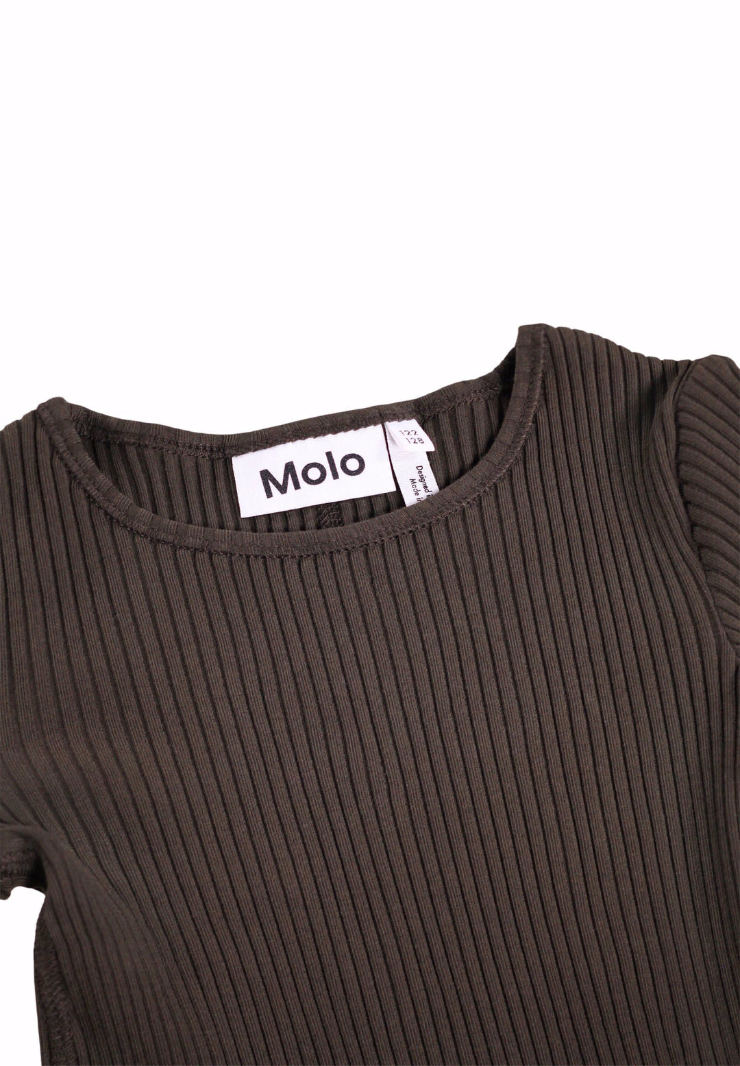 Rib blusa, Bark Brown