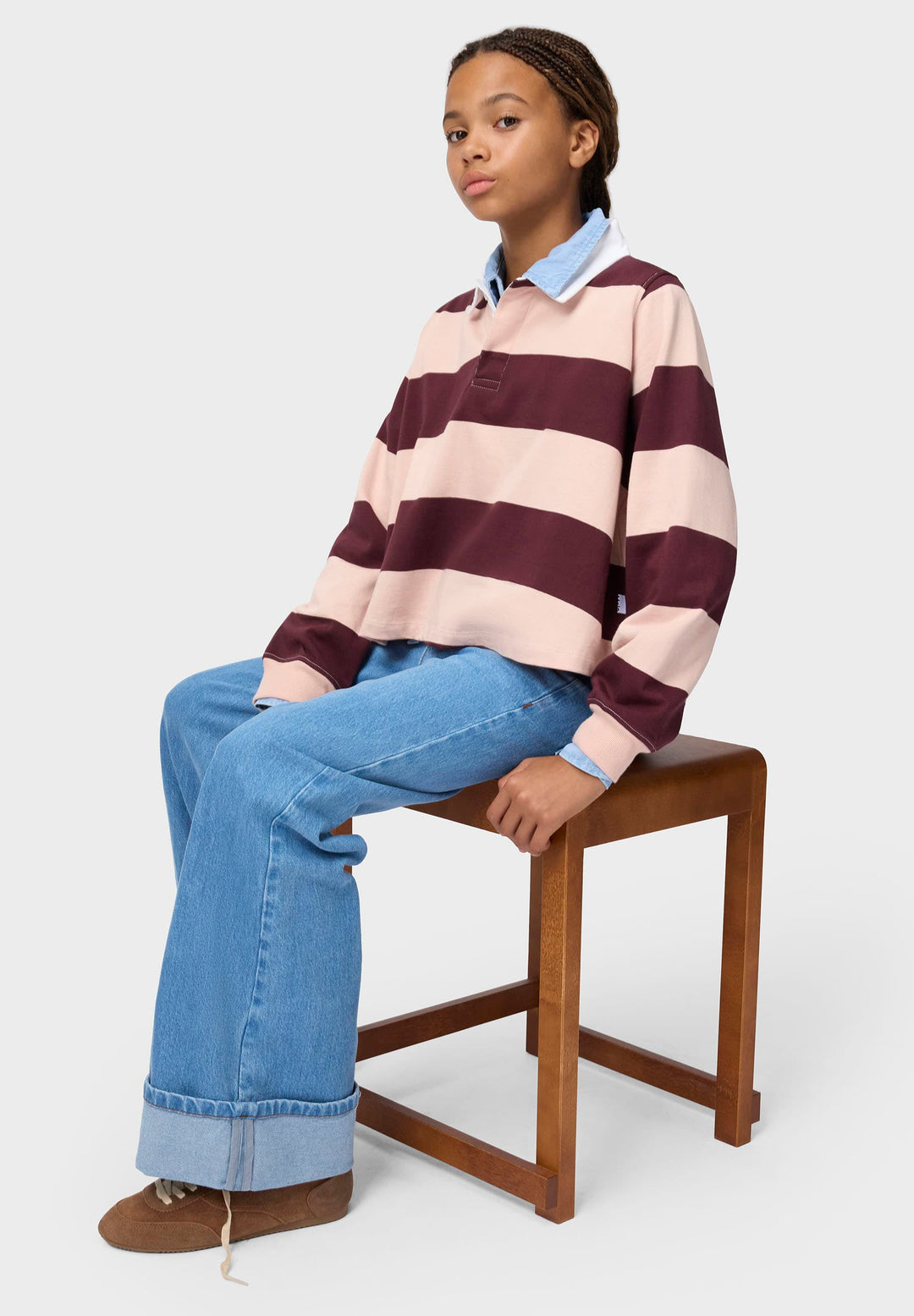 Polo Shirt, Berry Petal