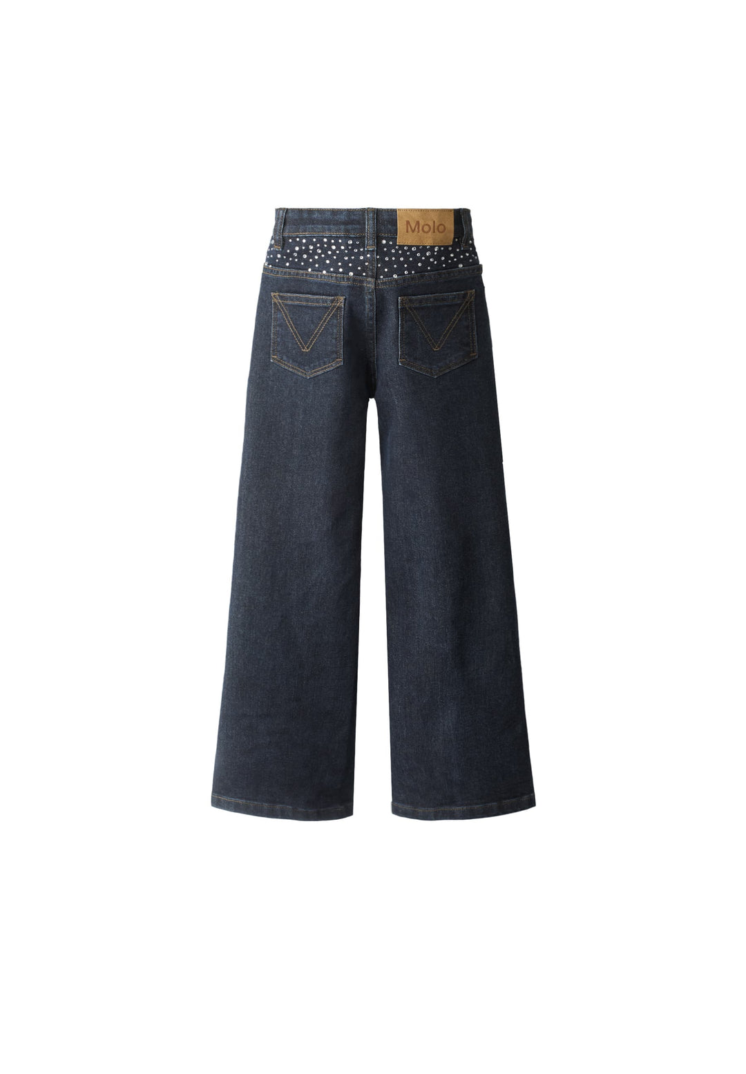 Jeans Rhinestone Raw