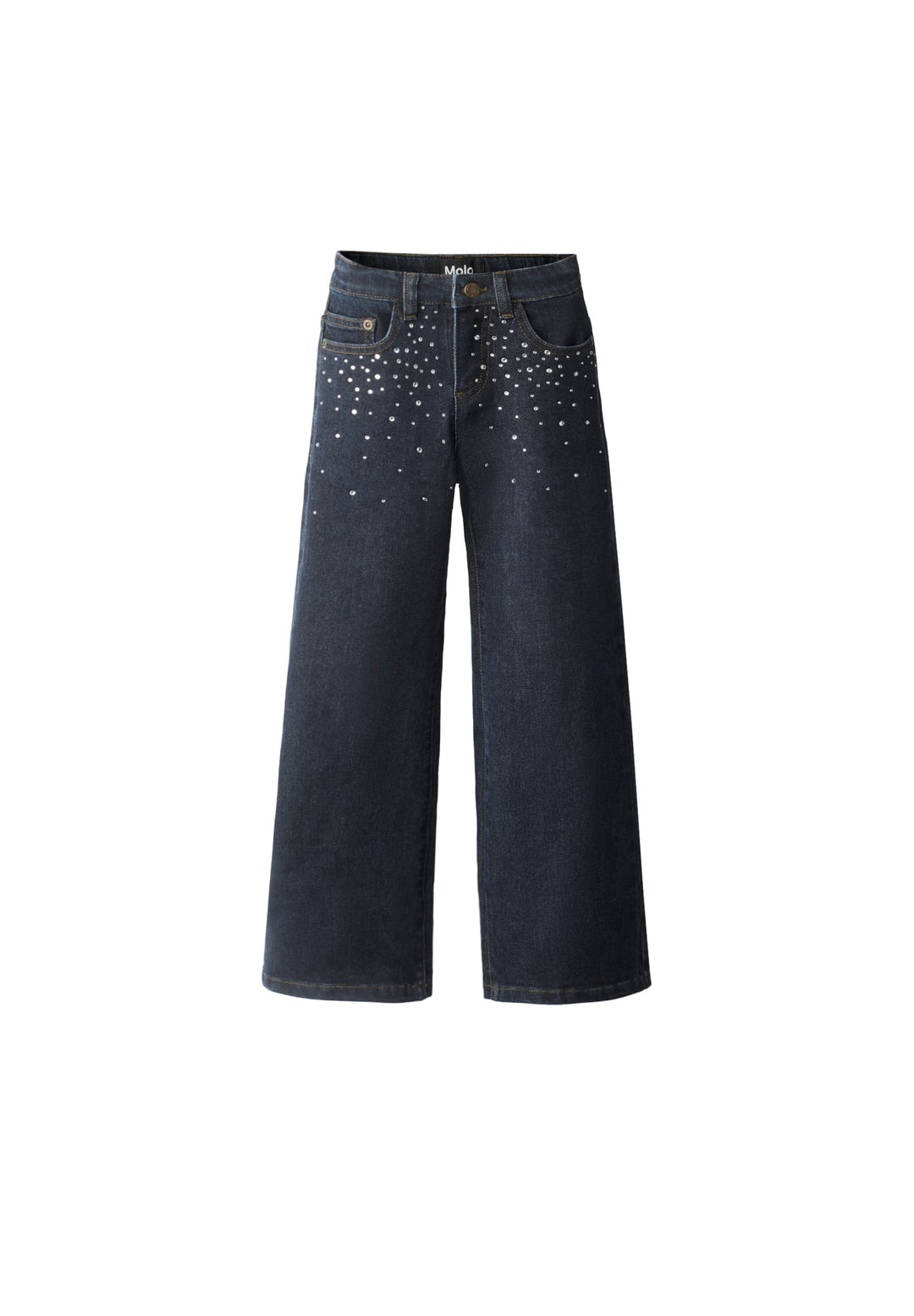Jeans Rhinestone Raw