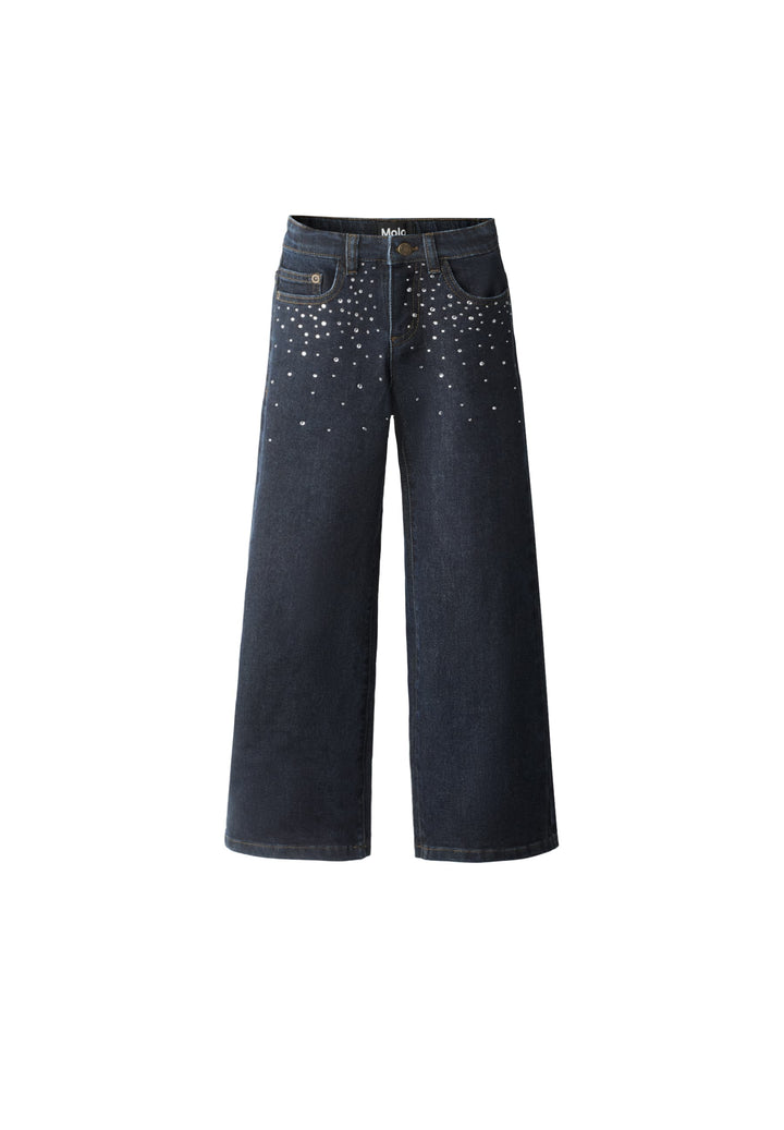 Jeans Rhinestone Raw