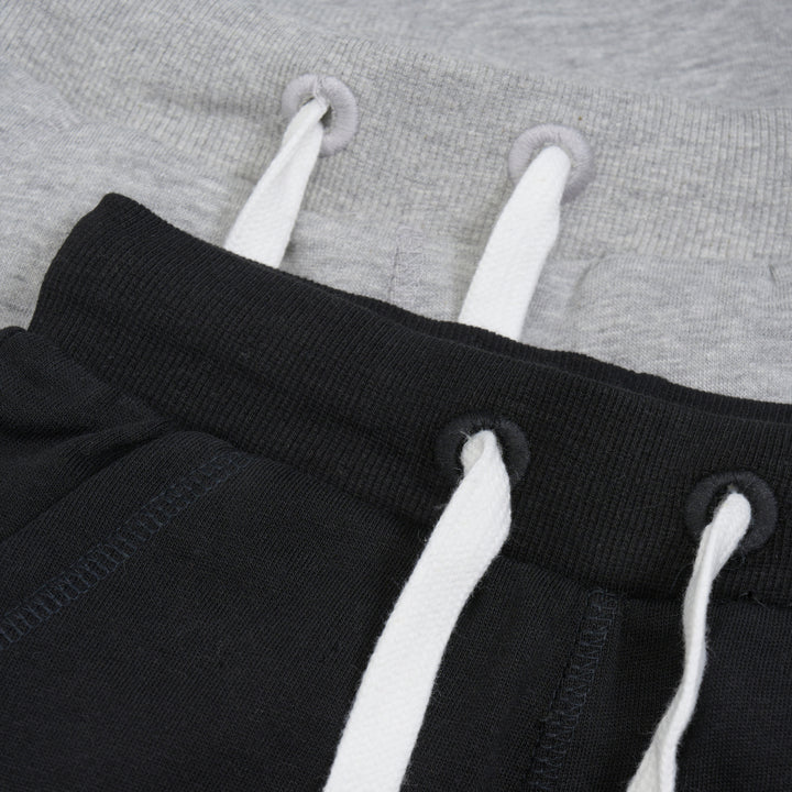Sweatpants 2-Pack, Black/Grey
