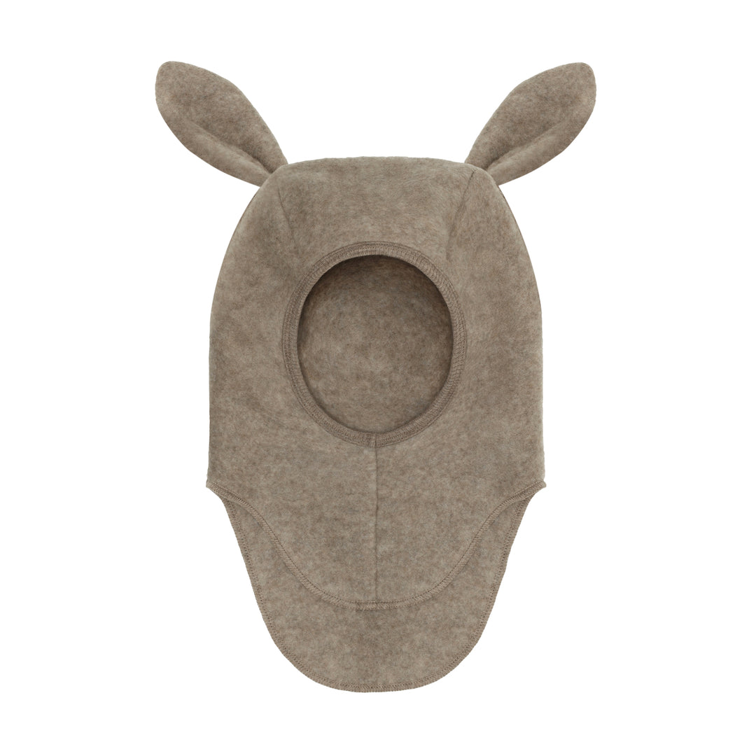 Balaclava Ears Wool Fleece, Savannah Melange