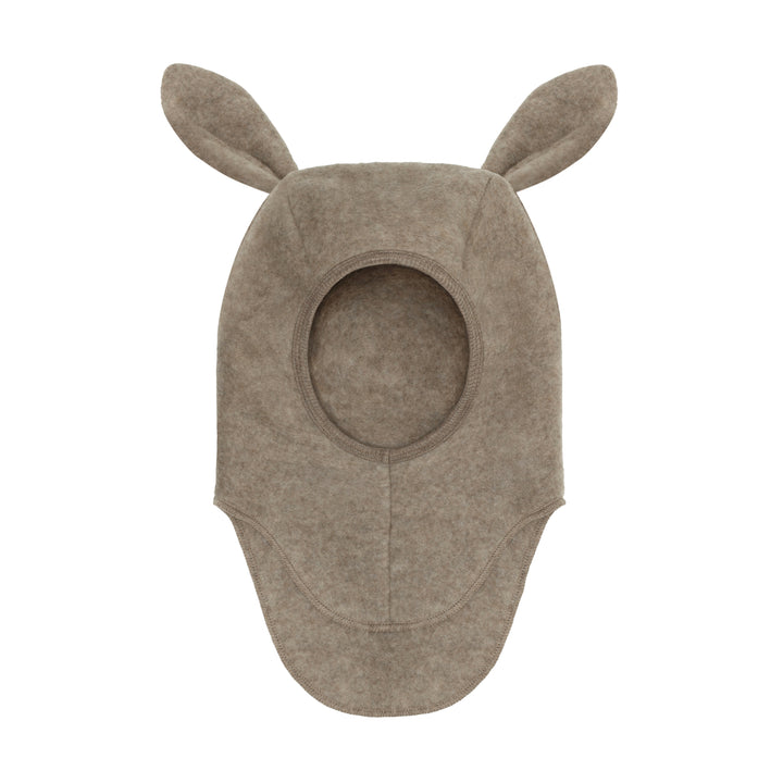 Balaclava Ears Wool Fleece, Savannah Melange