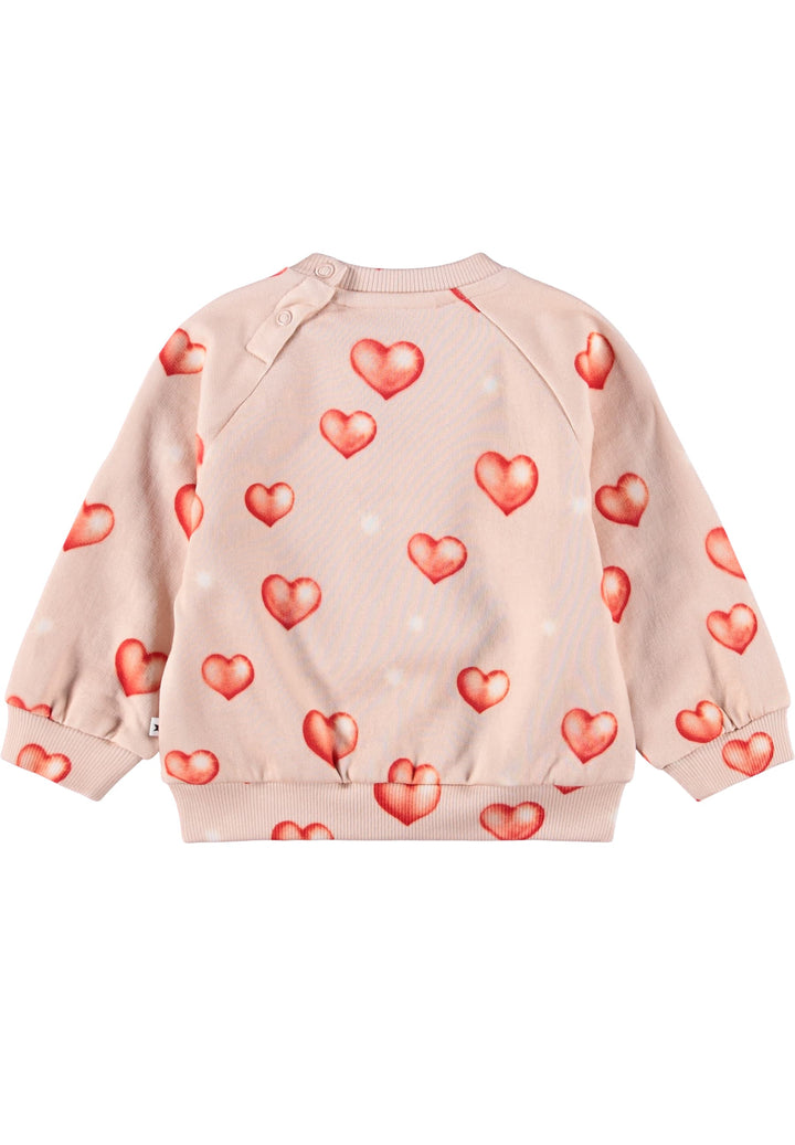 Sweatshirt, Airbrush Hearts