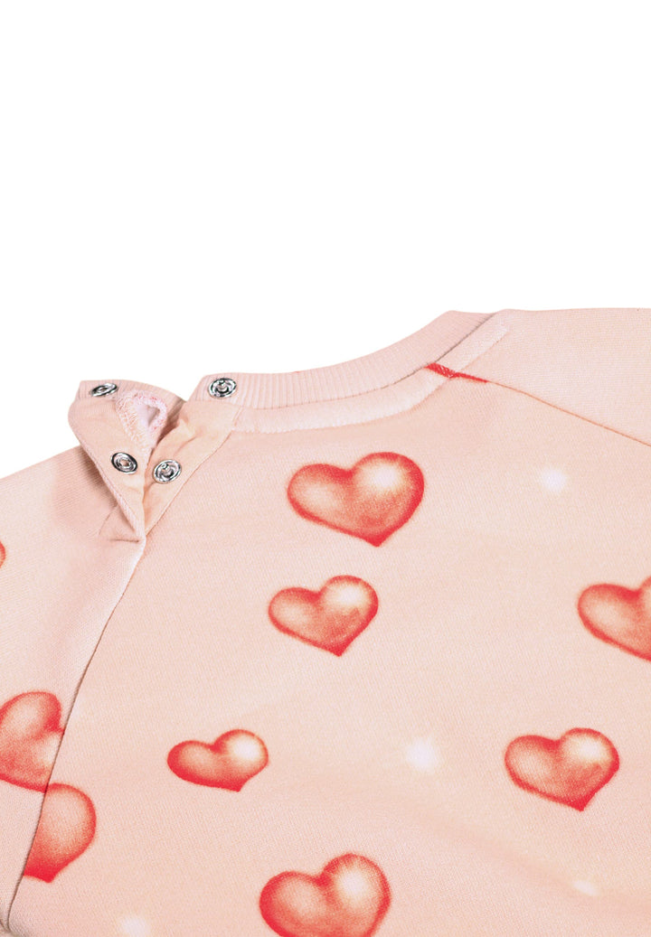 Sweatshirt, Airbrush Hearts