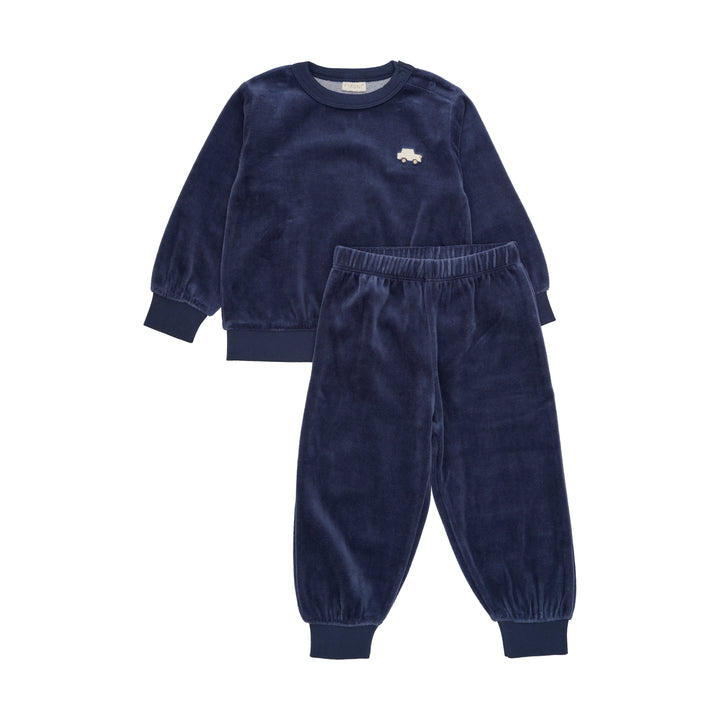 Velour Sett, Indigo Blue
