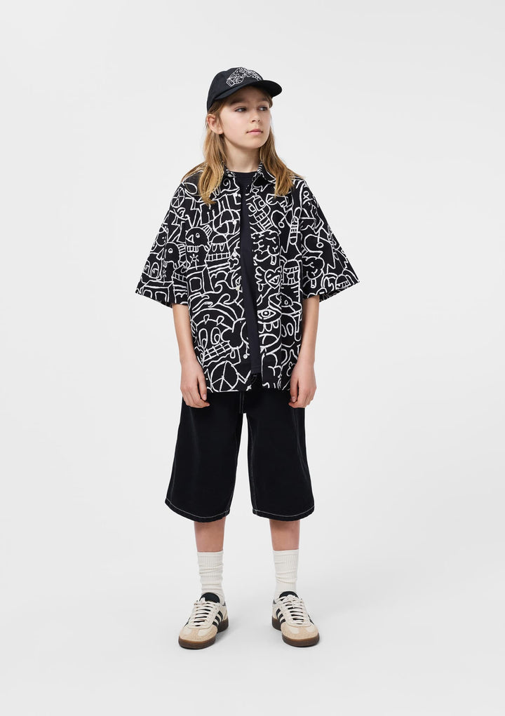 Alphie Shorts, Washed Black