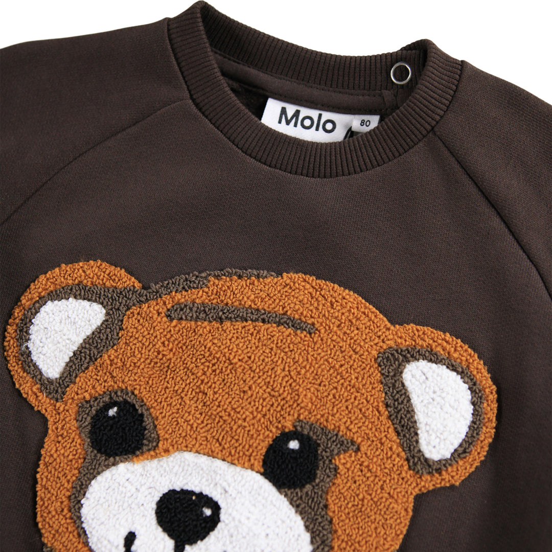Jogging Sweatshirt, Dark Cocoa