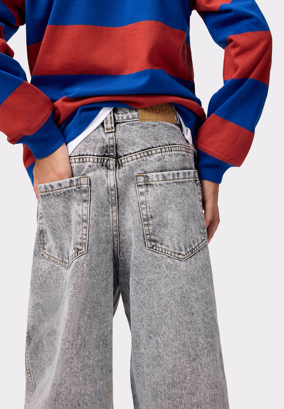 Aiden, Stone Denim