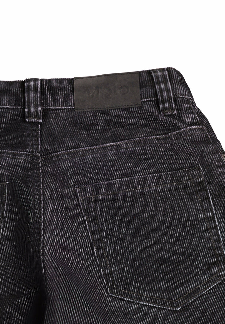 Wide Jeans Washed Black