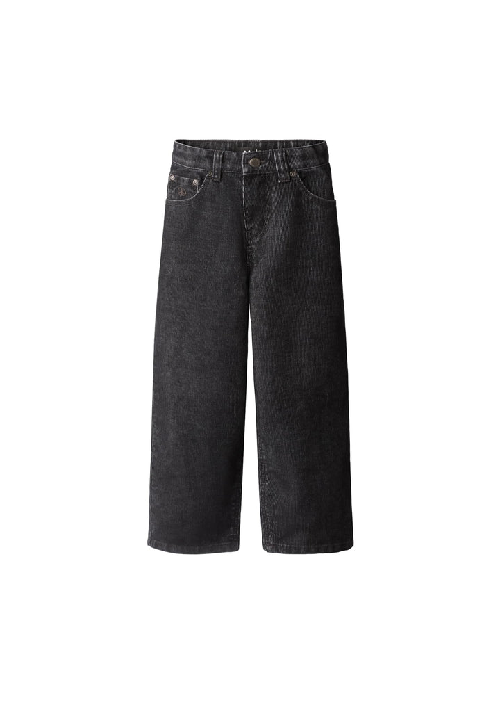Wide Jeans Washed Black