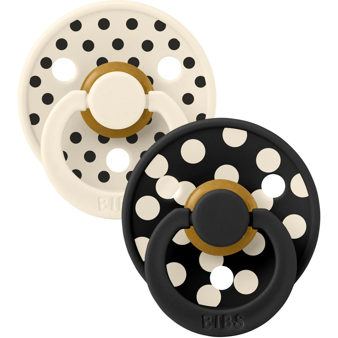 Colour 2 Pack - 2 Polka, Ivory/Black