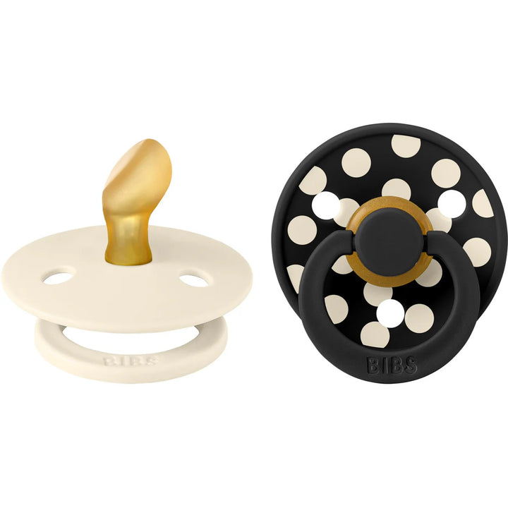Colour 2 Pack - 2 Polka, Ivory/Black
