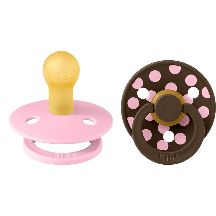 Colour 2 Pack - 2 Polka, Pink/Mocha