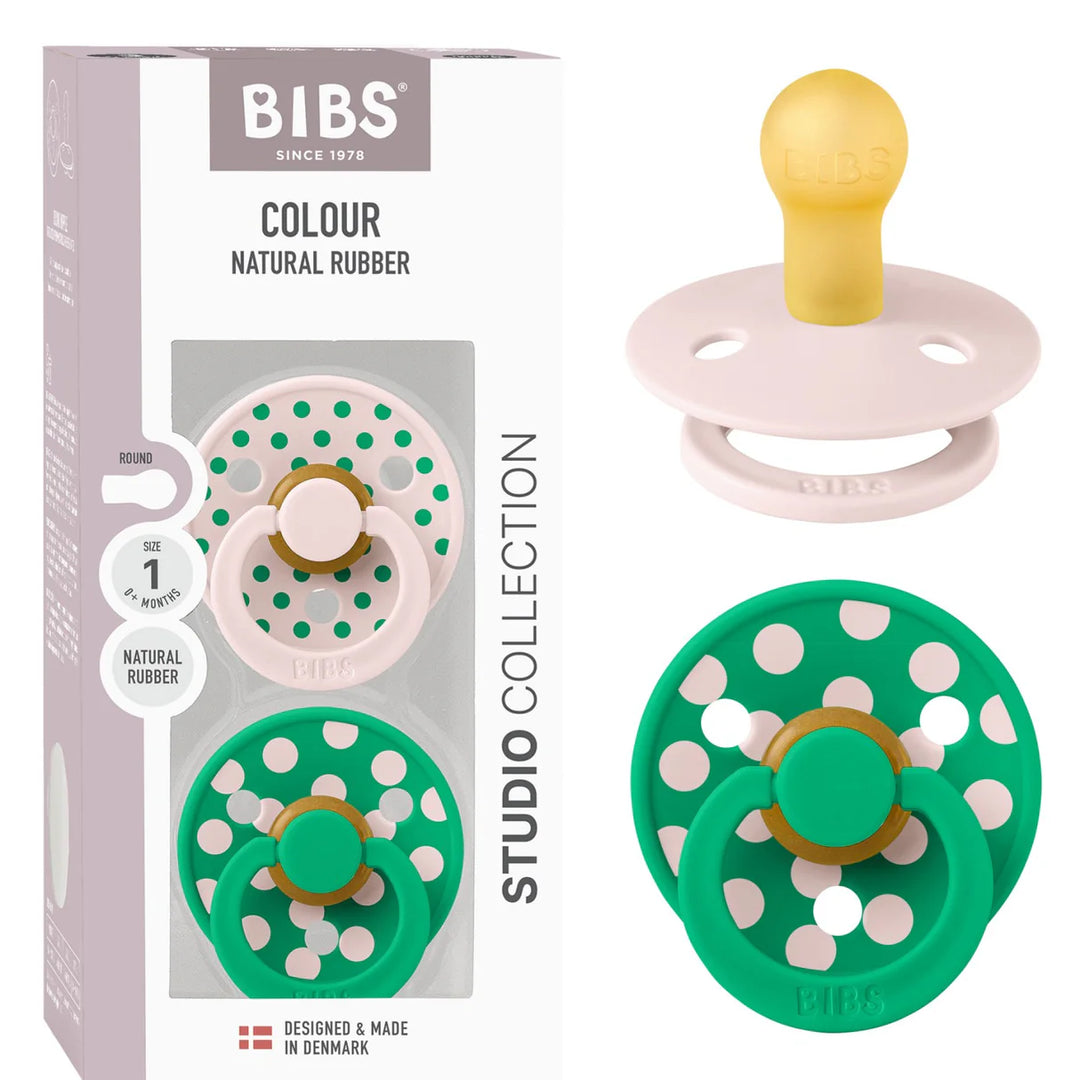 Colour 2 Pack - 2 Polka, Petal/Cactus