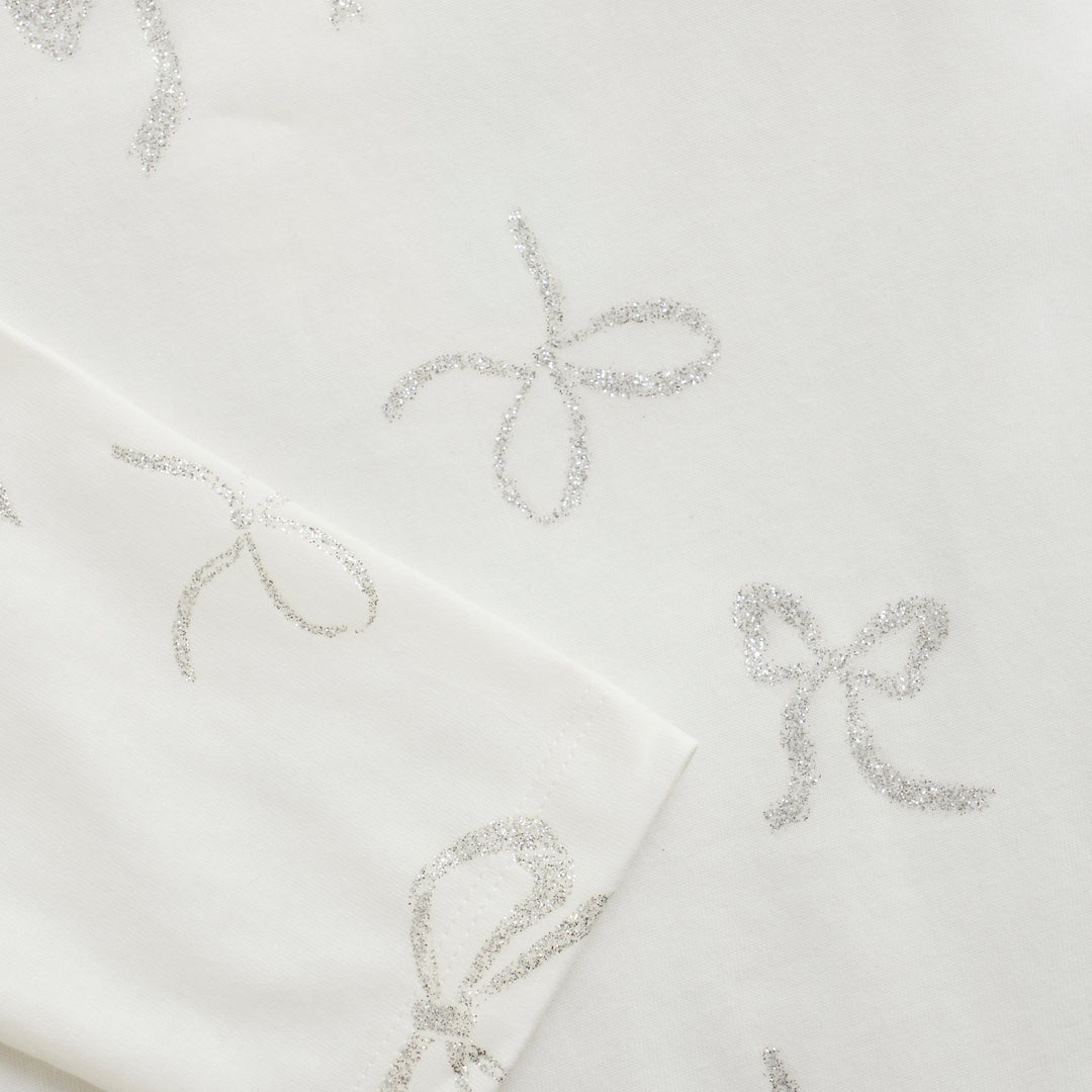 Blusa v/sløjfum