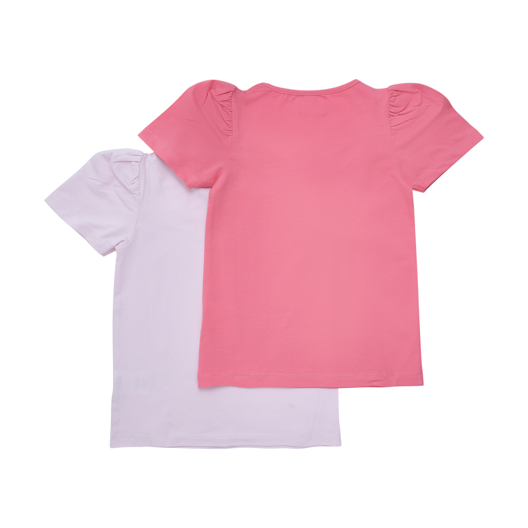 T-shirt 2-Pack, Rose Pink