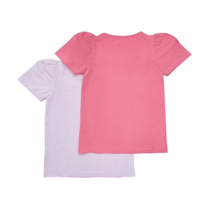 T-shirt 2-Pack, Rose Pink