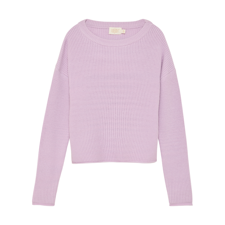 Pullover Knit, Lavender Frost