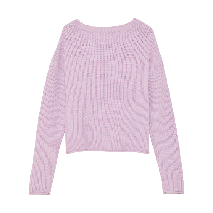 Pullover Knit, Lavender Frost