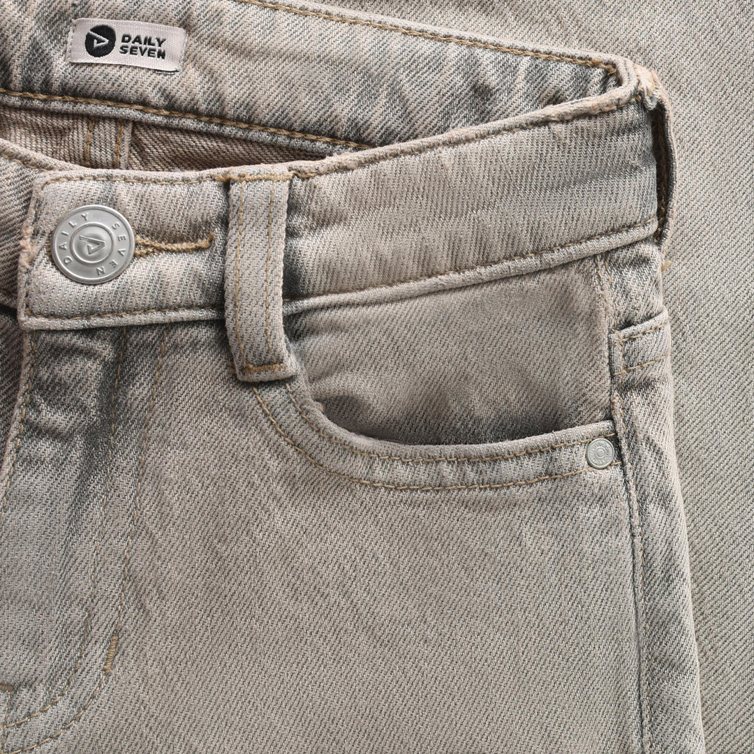 Denim Wide Fit, Used Grey Denim