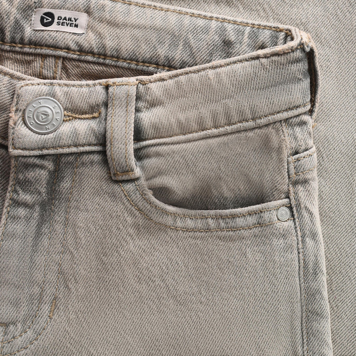 Denim Wide Fit, Used Grey Denim