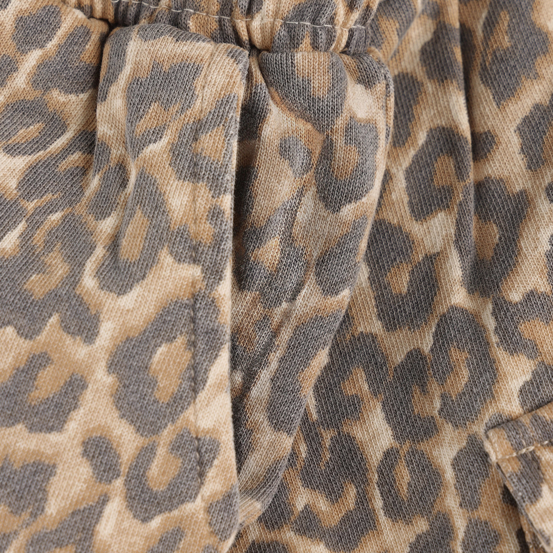 Wide Cargo Pants Print