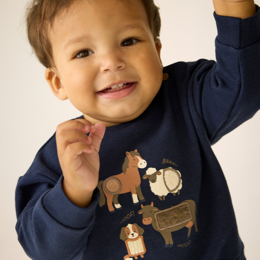 Sweatshirt, Dark Sapphire