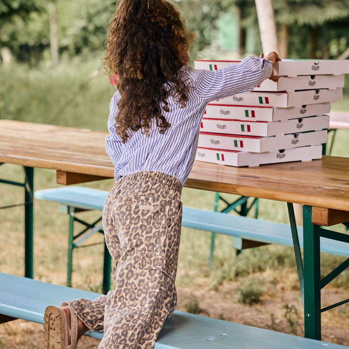 Wide Cargo Pants Print