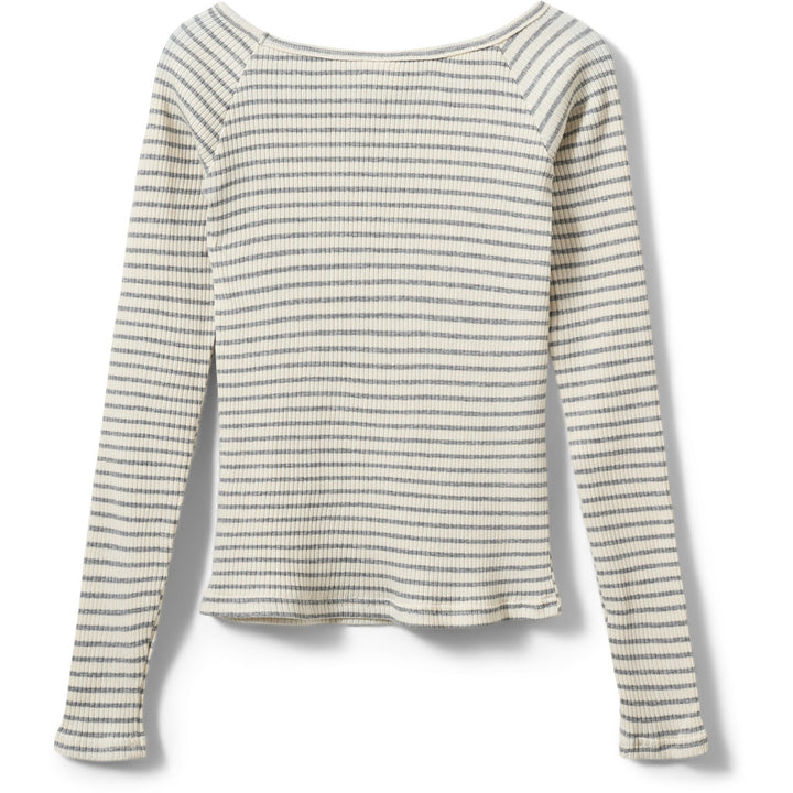 Soma T-Shirt, Grey Striped