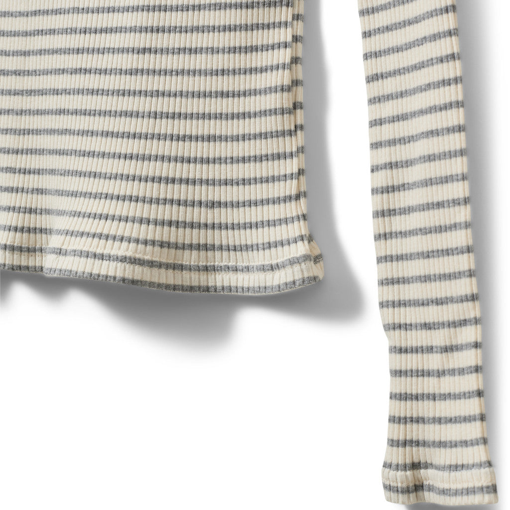 Soma T-Shirt, Grey Striped