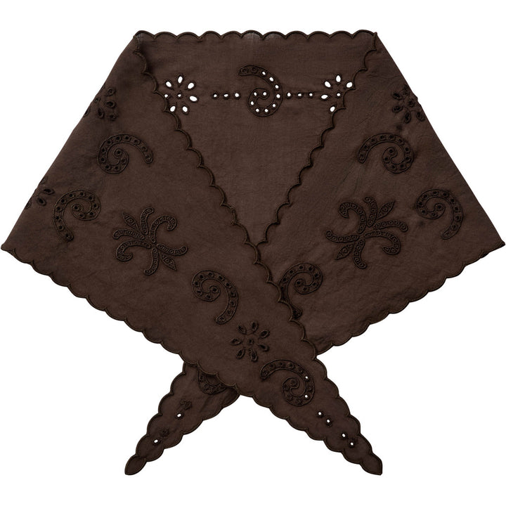 Teasy Scarf, Dark Brown