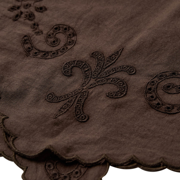 Teasy Scarf, Dark Brown