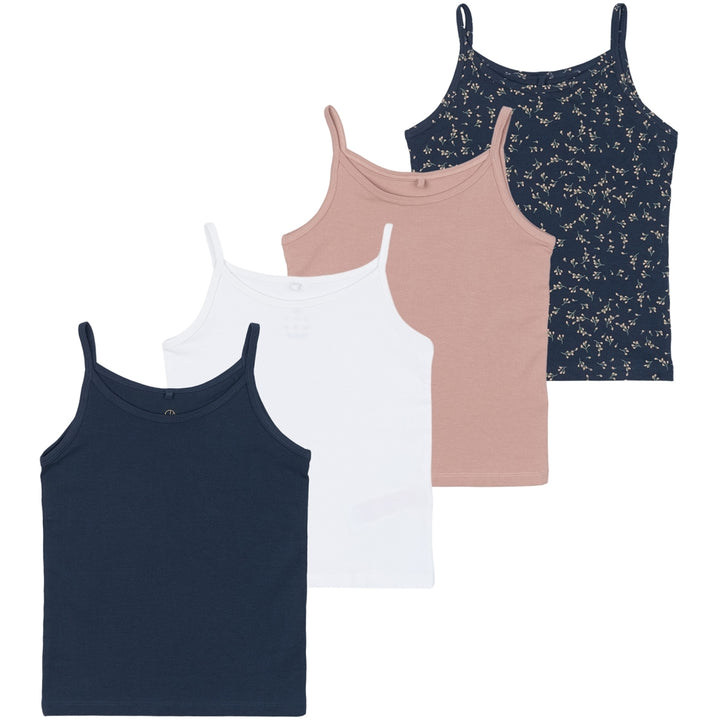 Basic Strap Top, Multi pack 4