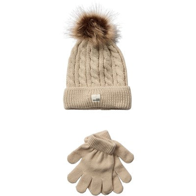 LILYSK BEANIE OG HANDSKAR SETT