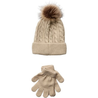 LILYSK BEANIE OG HANDSKAR SETT