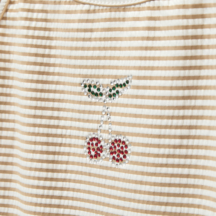 Swimsuit, Warm Stone Stripe