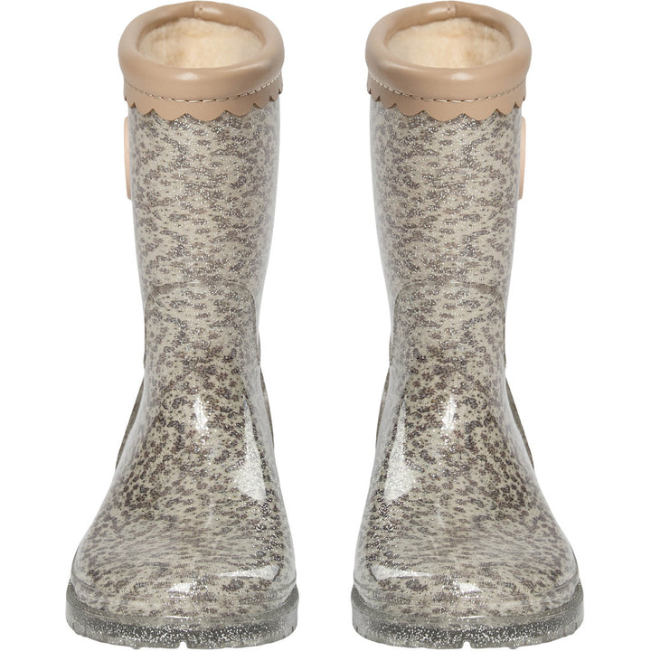 RUBBER BOOT W. LINING, Off White