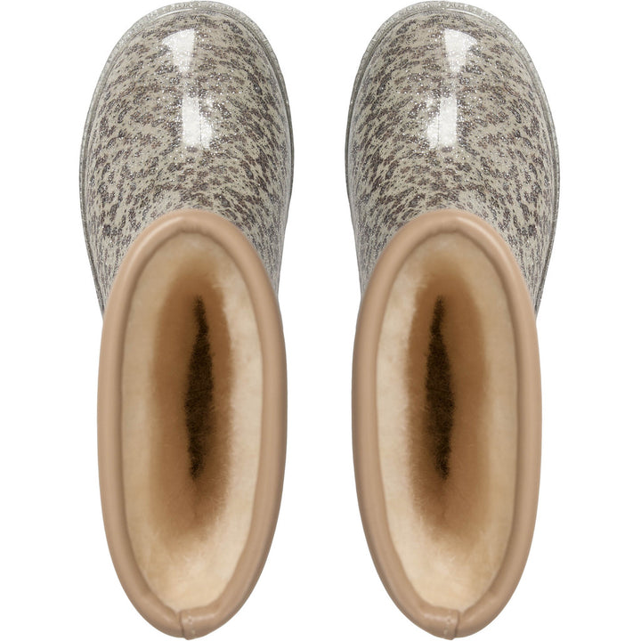 RUBBER BOOT W. LINING, Off White
