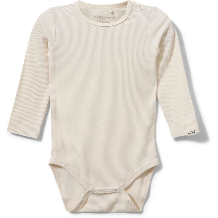 Rib Bodystocking, Off White